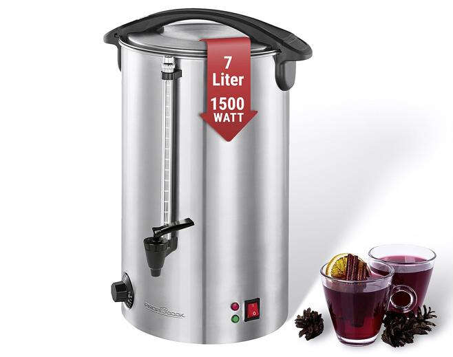 PROFI COOK Heißgetränkeautomat PC-HGA 1196 7 Liter 1500W